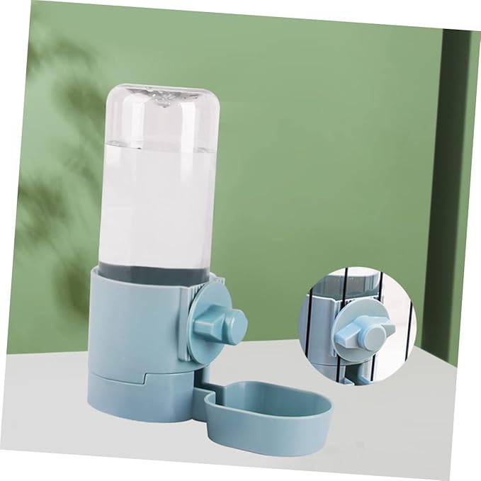 Happyyami Pet Water Dispenser Hanging Automatic Feeder Capacity for Dogs Cats and Easy Install Design for Cages