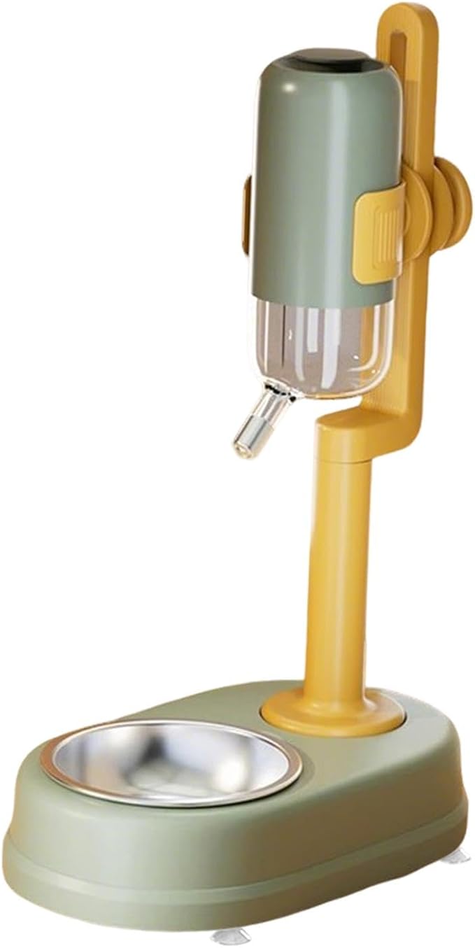 Freestanding Pet Water Dispenser, Automatic Feeder for Dogs and, Green
