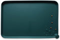 Hoki Found L Silicone Non Slip Pet Food Mats - Tray for Dogs & Cats - Waterproof Dog & Cat Bowl Mats - Suitable for Carpet - Dark Cedar