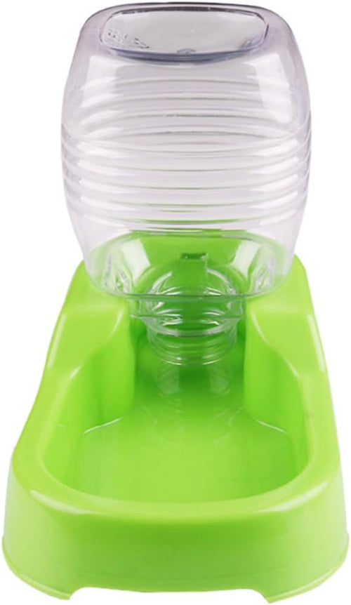 2pcs Creative Pet Water Feeder Bowl for Dogs and Puppies Green Unique Design Prevents Spills Safe and Convenient Automatic Water Dispenser for Shop