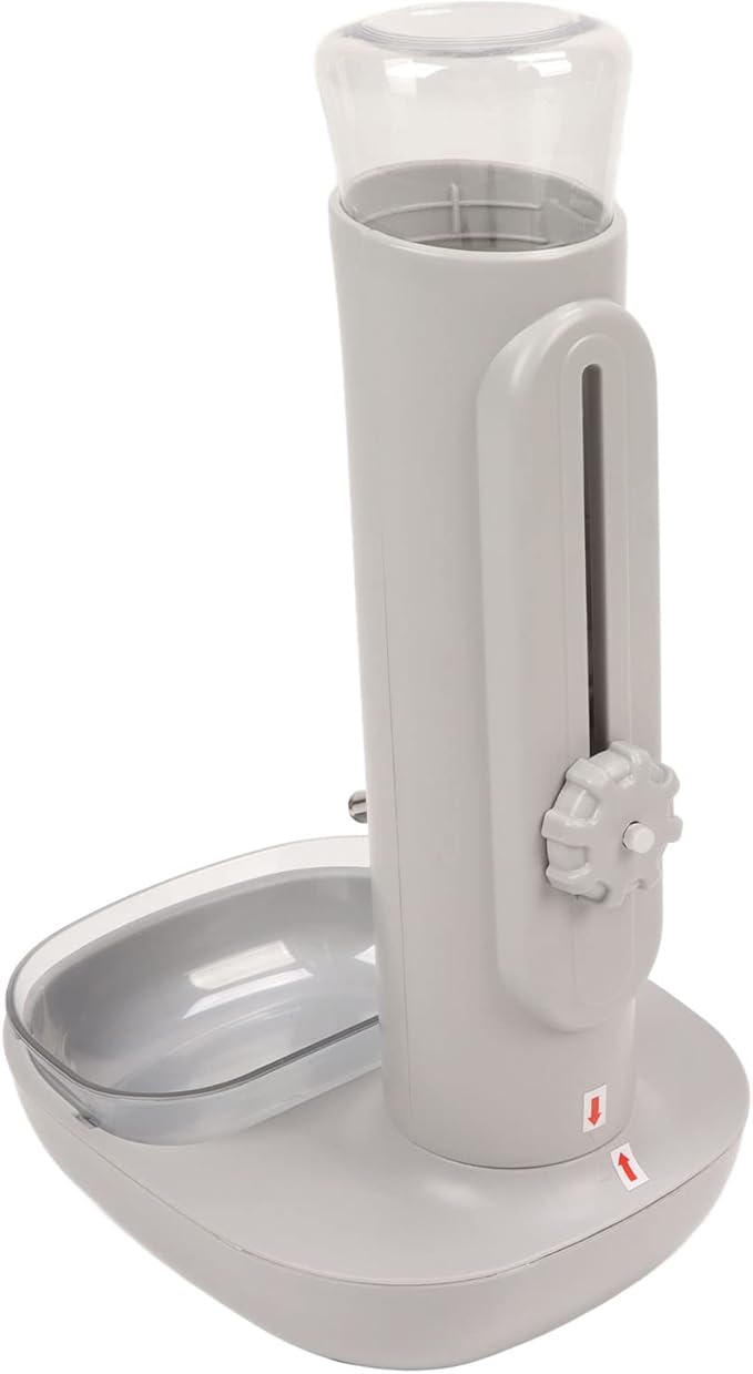 Automatic Dog Standing Water dispensers Bowl with Detachable for Pets, 680ml Large Capacity, includes 3 Stainless Steel Balls to Control Water, Antislip Suction