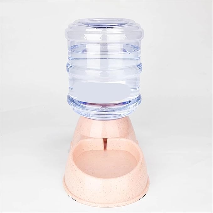 Automatic Pet Water Feeder | Large Capacity Dog and Cat Drinking Bowl | Ideal for Small Pets(Pink)