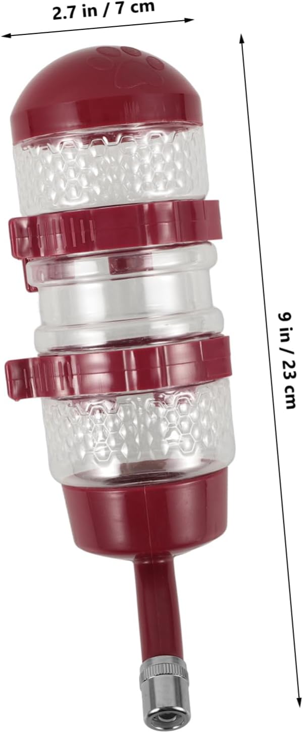 Large Hanging Dog Water Dispenser Automatic PET Feeder for Cats and Dogs Water Bottle Ball Valve for Kennels and Cages