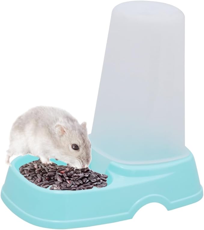 VANZACK 2pcs Automatic Feeder for Pet Dogs Cats Food Dispenser Easy Single Multiple Stay Convenience