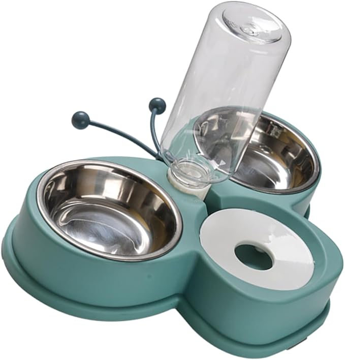 Automatic Waterer Feeder for Dogs Dog Water and Food Dispenser Pet Feeding Station