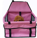 Portable Pet Booster Car Seat - for Cat and Dog Breathable Bag Safety Leash, Suitable for Small and Medium Pets (Color : Pink)