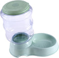3.8L Automatic PET Food and Water Dispenser for Dogs and Cats Plastic Feeder No-Skid Base for Multiple Pets