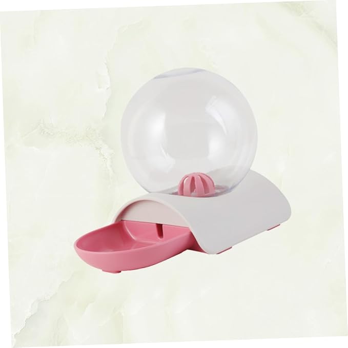 Sosoport Pet Automatic Water Dispenser Cat and Dog Water Feeder Smooth Surface Pink Designed for Easy Drinking for Home and Pet Hydration