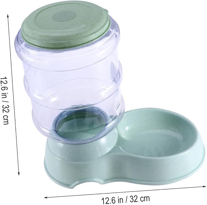 Totority Pet Dog Drinking Fountain Pet Food Drink Dispenser Dog Cat Feeder Automatic Feeder