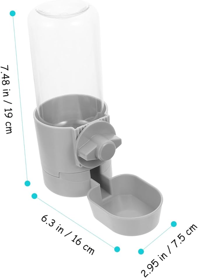 Hanging PET Water Dispenser Automatic Dog Cat Feeder Food Grade Plastic Removable Drinking Bowl for Indoor Use Suitable for Dogs and Cats
