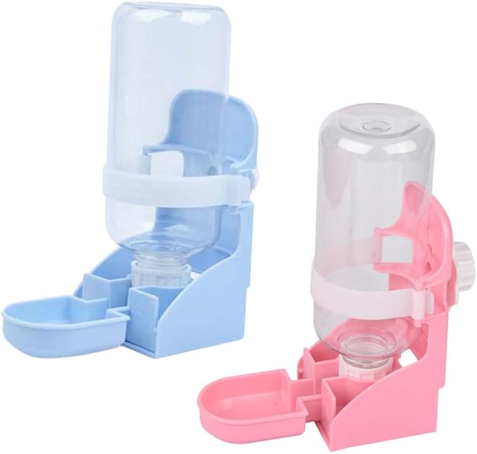 2pcs Pet Automatic Water Feeder for Cats and Dogs Hanging Cage Drinking Tool Convenient Water Dispenser for Pigeons Safe and Smooth Design for Home and Pet Shops