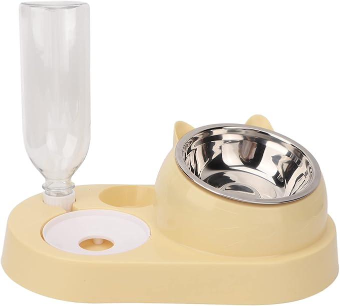 Automatic Pet Water Feeder, Stainless Steel Bowls, Easy to Clean, for Small to Medium Dogs and Cats