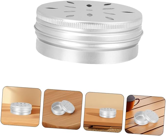 Hemoton 6pcs Scent Training Box Dog Agility Training Tools Aluminum Scent Cans Nose Work Containers Easy Identification Portable Kit