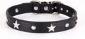 Pet Dog Collars Walking Running Puppy Neck Leash Leather Breathable Collars for Small Dog Cat Black M