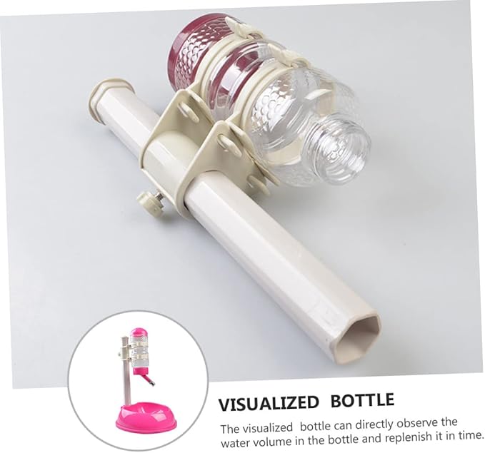 1pc Automatic Pet Water Dispenser Transparent Water Feeder for Dogs Cats Material Convenient Pet Supplies for Hydration