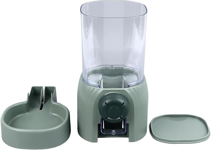 Automatic Pet Feeder Large Capacity Anti Tip Hanging Food Dispenser Easy Clean Non Material for Dogs, Cats, Rabbits, and Small Pets