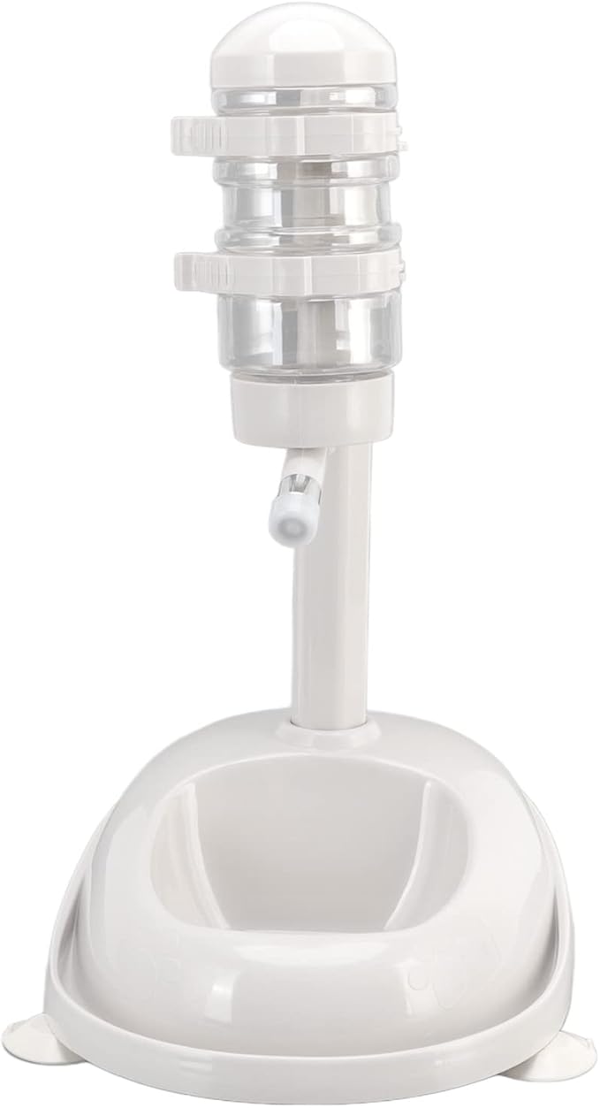 Zerodis Pet Bowl Water Dispenser Automatic Feeders Gravity Waterer Automatic Prevent Slip Detachable Feeder Adjustable Dog Standing for Puppy Cat Pet Bowl Water Dispenser Large Capacity