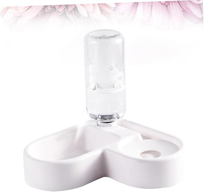 BESPORTBLE Automatic Pet Food and Water Feeder Unique Drinking Bowl for Cats and Dogs Smooth Surface Design Convenient Feeding Tool for Home
