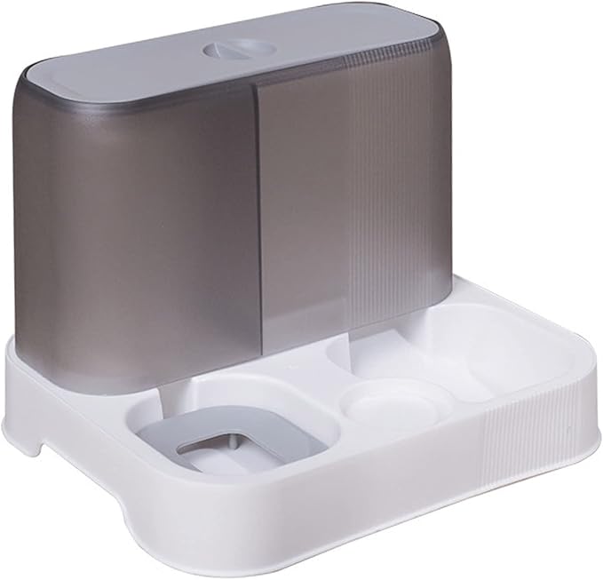 Pet Automatic Feeder + Waterer Food Container Bowl Anti-Leak Water-Fountain 2 in 1 Pet Large Dogs Water Feeder