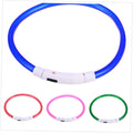 BESPORTBLE USB Rechargeable Led Night Dog Collar Pet Collar Light Modes for Safety During Glowing Flashing Accessory for Dogs
