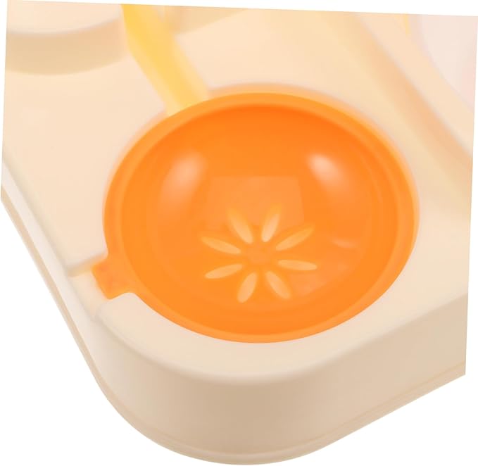 POPETPOP Cat Dog Feeder Double Bowl Automatic Water Supply Food Dispenser Self-Filling Water Bowl Clean Material Pet Feeding Drinking Station