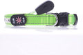 Pet Cat Dog Led Collar Flash Light Removable USB Rechargable with Wire Nylon Material for Night Walking Safety Warning (Green M)