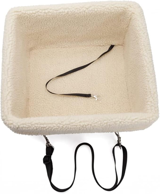 Angoily Elevated Dog Kennel Car Seat Cover Dog Bed Bag Oxford Cloth Adjustable Straps Safe Travel Washable for Cats