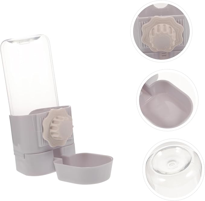 VICASKY Pet Hanging Water Feeder Automatic Dog Water Dispenser for Cats Dogs Washable Water Holder Light Easy Installation Durable Design for Busy Pet Owners