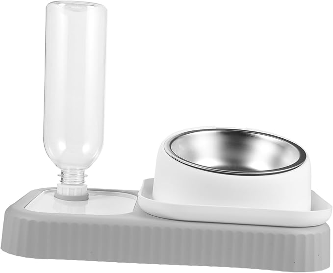 Cat Dog Feeder Waterer Set Automatic Compact Detachable Feed Tool Pet Bowls Waterer for Cats Dogs