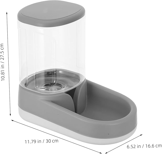 BESPORTBLE Pet Feeder and Water Dispenser for Dogs and Cats Portion Capacity Automatic Food and Water Station Food-Grade Materials for Indoor Use