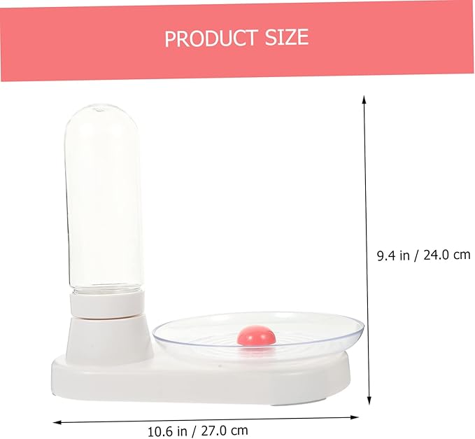 Automatic Pet Water Feeder Creative Water Feeding Machine for Home Use Durable and Portable Pet Water Fountain for Cats and Dogs Compact Design for Space Saving White