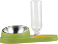 Happyyami Pet Automatic Feeder and Water Dispenser Non-Skid Design Pet Food Bowl with Capacity for Cats and Dogs -Refill System Material