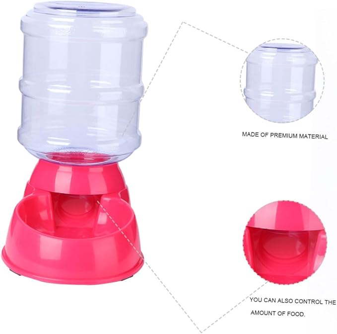 Happyyami Drinking Fountain Drinking Water Basin Water Bowl Automatic Feeding Device Pet Food Bowl