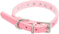 SUPVOX Adjustable Rhinestone Inlaid Dog Collar for Dogs Breathable Pu Material Comfortable Neck Decor Buckle for Pets and Puppies