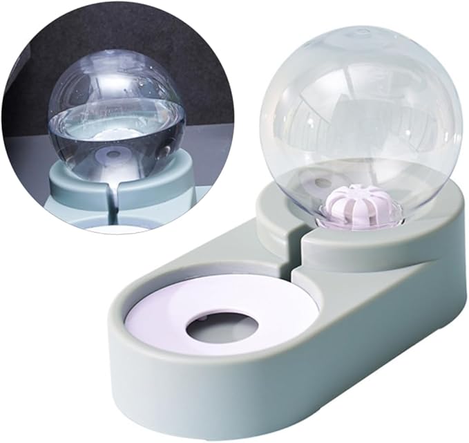 Pet Water Fountain for Dogs Cats Puppies Automatic Dual Bowl Feeder Deshedding Nozzle Pet Drinking Tool