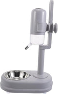 SUPVOX Automatic Waterer Double Layer Pet Feeder Food Water Dispenser for Dogs Cats Space-Saving Cage Hanging Feeder