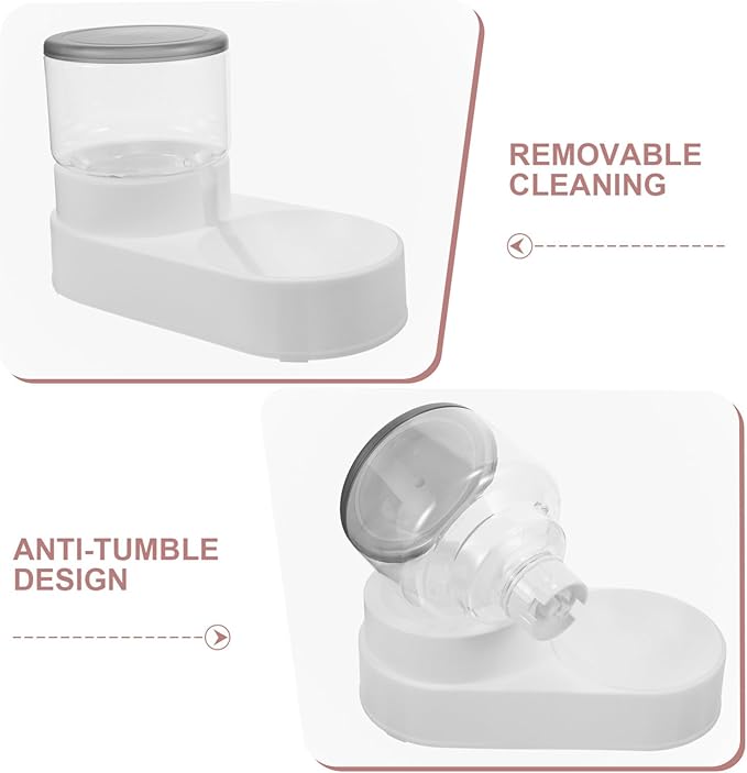 Housoutil Automatic Pet Water Dispenser for Cats and Dogs -fed Design Compact Easy to Use for Home Travel