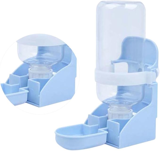 FRCOLOR 2pcs Pet Automatic Water Feeder for Dogs Cats Pigeons Hanging Cage Drinking Tool Safe Smooth Unique Design for Shops