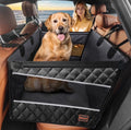 Small Dog Booster Car Seat, Portable Puppy Dog Car Seat, Up to 60lbs, Black