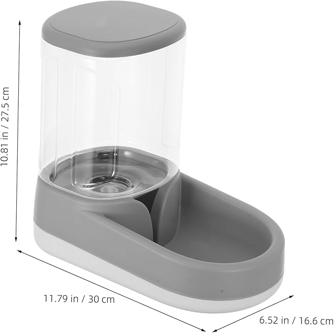 VICASKY Automatic Pet Food Dispenser and Water Feeder for Cats and Small to Medium Dogs Timed Feeding Station Capacity and Silent for Routine Meal