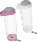 Mipcase 2pcs Automatic Pet Hanging Water Dispenser for Dogs Cats Capacity Design for Cleaning Refilling for Cages and Travel