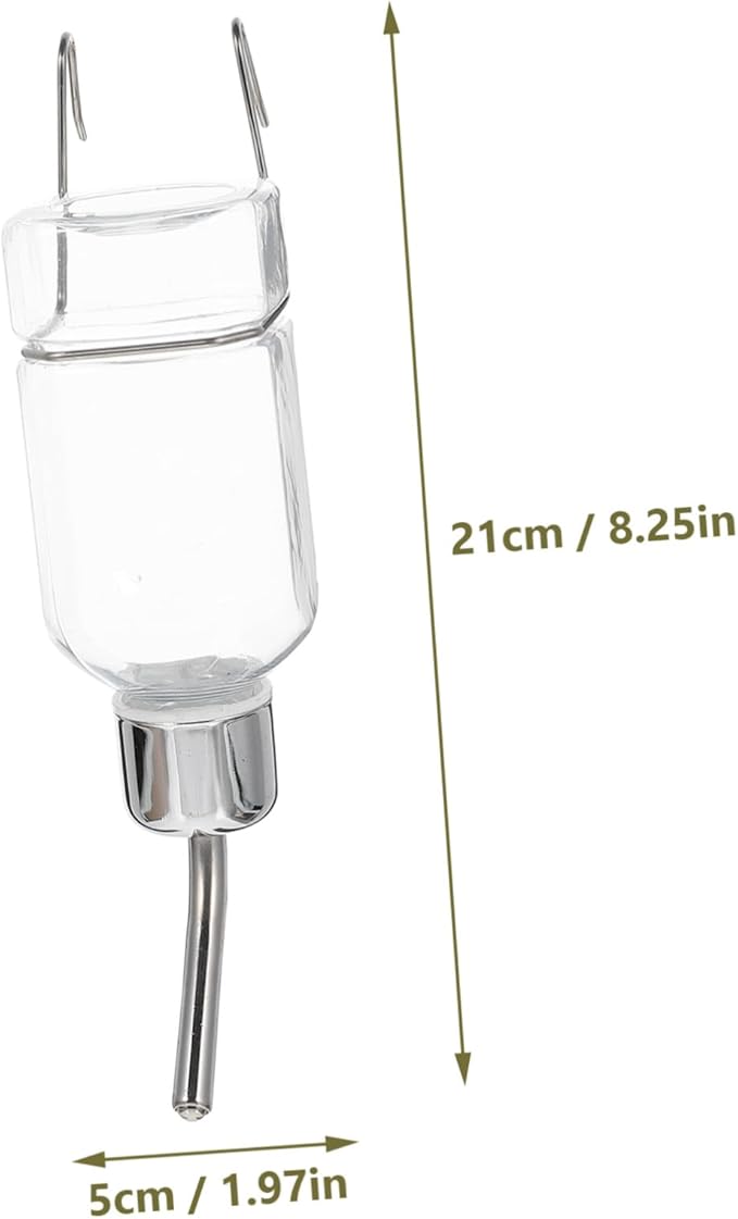 SUPVOX 2pcs Pet Water Bottle Hanging Feeder for Dogs Rabbit Automatic Water Dispenser Safe Healthy