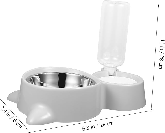 Automatic Pet Water Feeder Double Dog Bowls Leakproof Design Easy Pets Versatile Water Dispenser