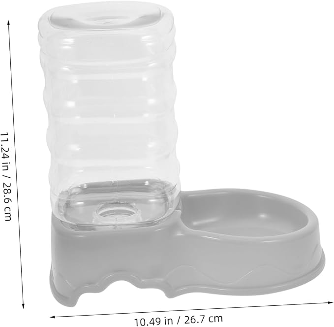 Pet Water Fountain for Cats Dogs Auto-Feeder Dispenser Capacity Gravity Feeder
