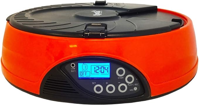 Qpets AF 108 Plus Programmable Automatic Pet Feeder for Dog, Cat & Other Small Pet