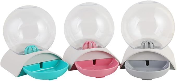 SUPVOX Automatic Pet Water Dispenser Drinking Bowl for Cats and Dogs Smooth Unique Design Grey for Home Decor and Easy Access to Fresh Water