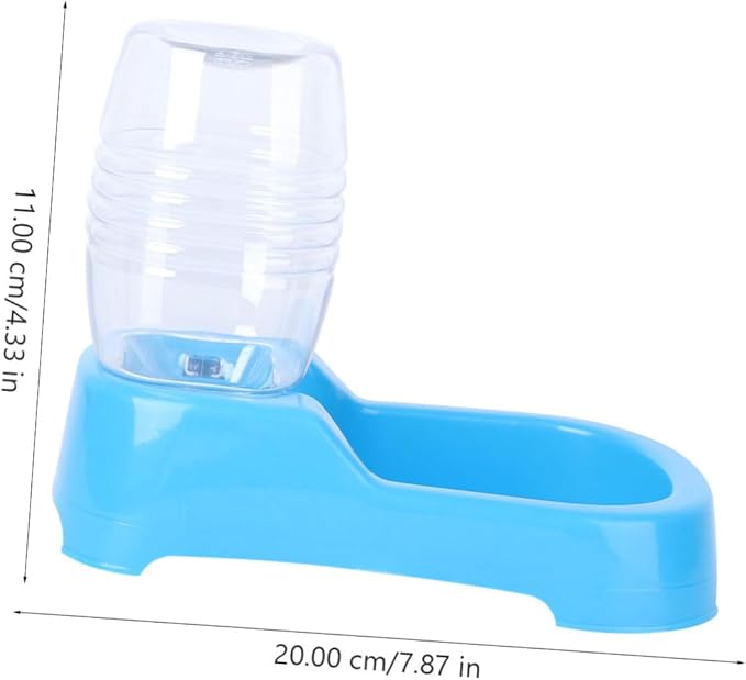 VANZACK Blue Pet Water Feeder Automatic Puppy Drinking Tool Non Tip Design for Home and Pet Shops Material Smooth Surface for Dogs and Cats