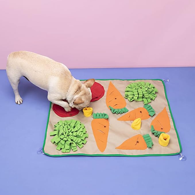balacoo 1pc Pet Sniffing Cushion Toy Creative Dog Smell Mat for Interactive Puzzle Play Fleece Foraging Skills and Train Nose Work for Dogs