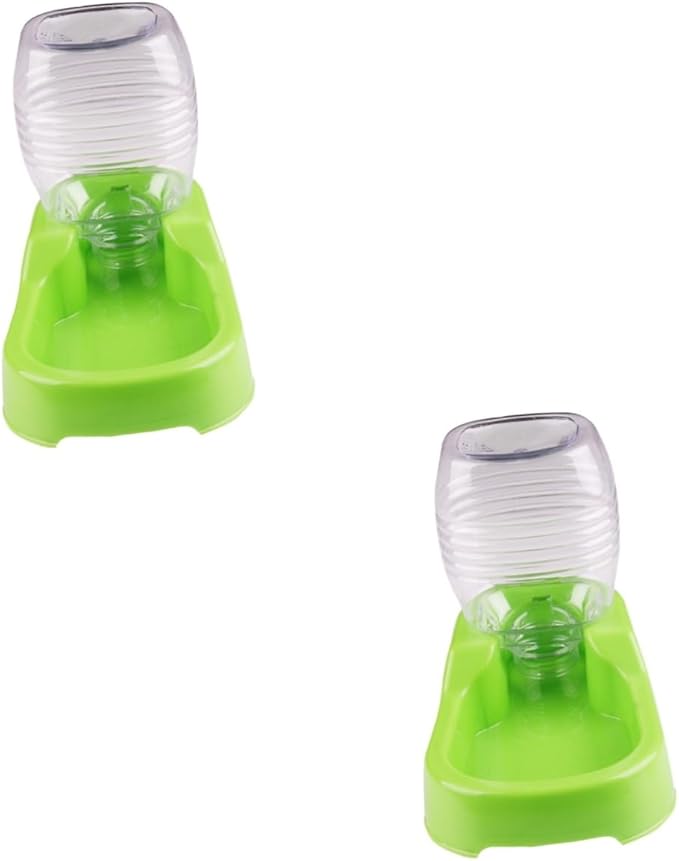 Angoily 2pcs Dog Water Feeder Creative Pet Drinking Bowl for Home Use Safe and Stable for Dogs and Puppies