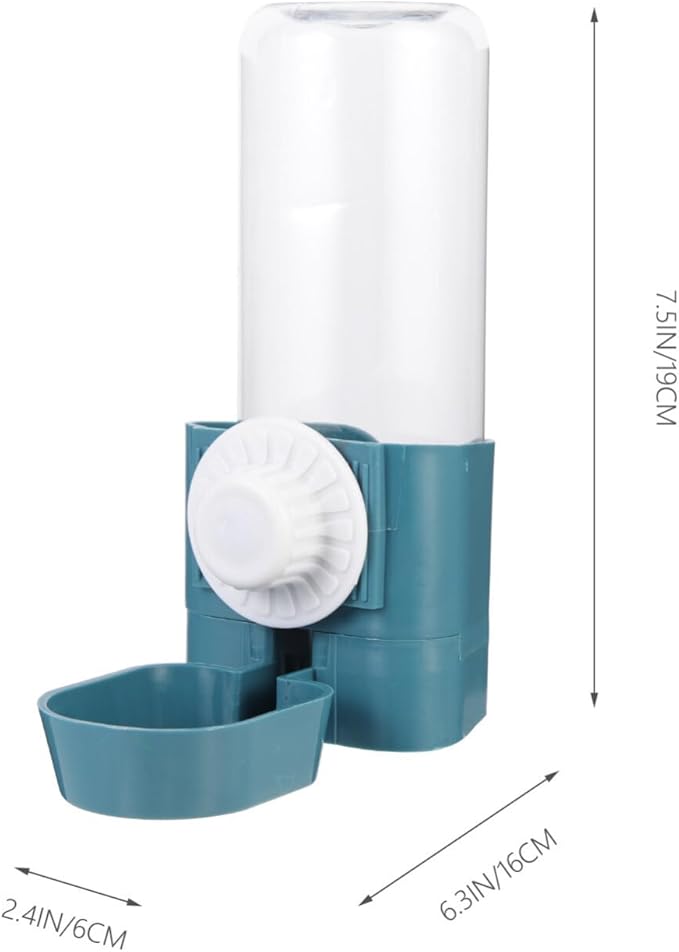 1pc Hanging Water Dispenser Mini Kettle Cat Pet Gravity Water Dispenser Hanging Automatic Cat Feeder Station Food Bowl Cage Pet Drinking for s Dogs Pets